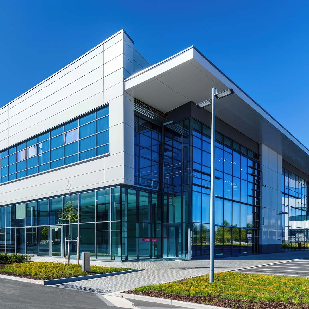 Nex Steel Group modern industrial building and commercial facility project in Saudi Arabia