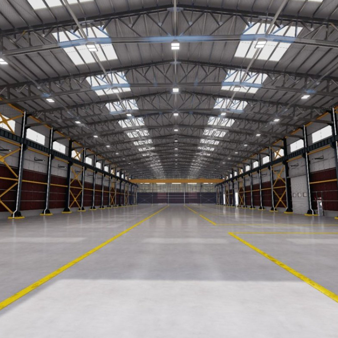 Nex Steel Group hybrid steel structure construction and modern commercial building project in Saudi Arabia.